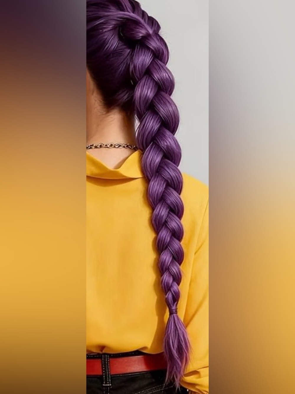 Purple Braided Hair Extension for Women/Teen NWT 💜💜💜